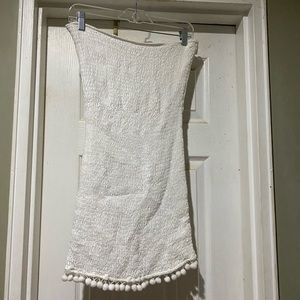 ASOS WHITE DRESS NEW WITH TAGS LARGE